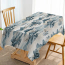 Axyaa Mountain Breeze Tablecloth: Elegant, Waterproof, & Stain Resistant Home Decor
