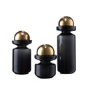 Axyaa Golden Ball Glass Vase Terrarium Home Decor Arrangement