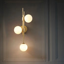 Axyaa Modern Glass Ball Wall Lamp for Living Room and Bedroom