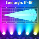 Axyaa 19x15W RGBW Moving Head Beam Light for Disco Wedding Stage Lighting