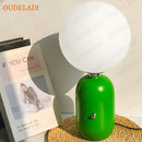 Axyaa Glass Ball Table Lamp - Modern Living Room Lighting Fixture