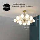 Axyaa Magic Beans Chandelier: Nordic Color Kids' Room Pendant Light