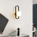 Axyaa Minimalist Glass Wall Lamp for Bedroom, Balcony, and Corridor - Modern Indoor Art Lighting