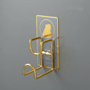 Axyaa Stainless Steel Washbasin Rack - Double Layer Wall Mount Organizer