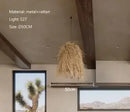 Axyaa Rattan LED Pendant Lights for Dining Room and Bar