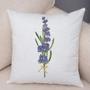 Axyaa Lavender Letter Sofa Cushion Cover for Home Car Living Room Bedroom Decor
