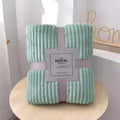 Axyaa Beige Coral Fleece Blanket - Soft, Warm Bedspread & Sofa Cover