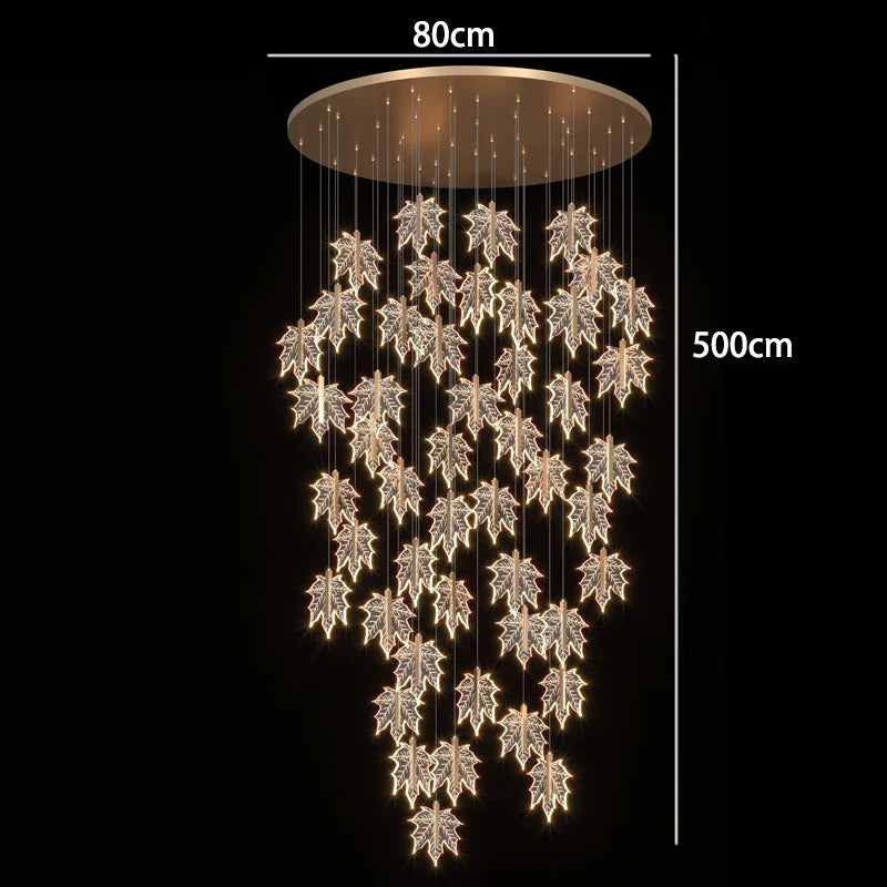 Axyaa Nordic Stair Chandelier Living Room Dining Room Ceiling Pendant Lights