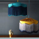 Axya Vintage Tassel Cloth Chandelier E27 for Living Room & Bedroom