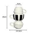 Axyaa Tea Cup Porcelain Vase for Table Decoration and Flower Arrangement