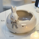 Axyaa Cute Animal Ceramic Ashtray for Home Decor and Boyfriend Gift