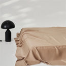 Axyaa 100% Mulberry Silk Flat Bed Sheet - Solid Color Options