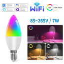 Axyaa Smart WiFi LED Candel Bulb 9W Dimmable Voice Control Alexa Google Home