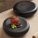 Axyaa Ceramic Snack Plate Set | Irregular Molecular Cuisine Tableware