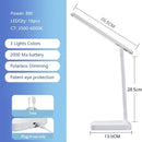 Axyaa 4000mAh Folding Table Lamp with Touch Dimmable LED Light
