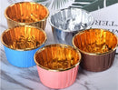 Axya Golden Cupcake Liners - 50 Pack
