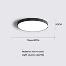 Axyaa LED Ceiling Lamp: Modern Square Indoor Lighting Fixture for Living Room, Bedroom, Dining Room