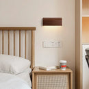 Axyaa Modern Walnut Wood Wall Lamp for Living Room Bedroom Lighting