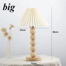 Axyaa Modern Wooden Desk Lamp LED Table Lighting for Bedroom Night Reading