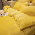 Axyaa Winter Warm Flannel Duvet Cover - Double King Queen Twin Bedding Comforter Case