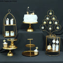 Axya Metal Dessert Display Set for Weddings and Kitchen Decor