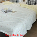 Axyaa Summer Cotton Quilt - Wrinkled Yarn, Air Conditioner Friendly, Skin-Friendly & Machine Washable