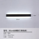 Axyaa Modern LED Wall Lights - Black-White Indoor Rectangle Lamps