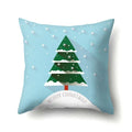 Axyaa Christmas Tree Throw Pillow Case - Festive Xmas Cushion Cover for Home Decor