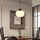 Axyaa Retro Glass Pendant Chandelier: Elegant LED Hanging Light for Home Dining Hall Bedroom