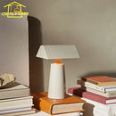 Axyaa Pyramid Wireless Charging Table Lamp with Touch Switch, Portable Desk Light