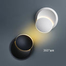 Axyaa LED Crescent Wall Light: Adjustable, Modern Minimalist Design for Bedroom, Living Room