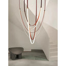 Axyaa Minimalist Duplex Staircase Chandelier - Modern, Creative Designer Lighting