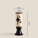 Axyaa Ceramic Vase Handlebar Candle Holder Flower Arrangement Accessories