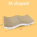 Axyaa Cat Scratch Board: Durable Corrugated Furniture Bed for Cats