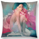 Axyaa Elegant Swan Moon Night Cushion Cover 45*45cm