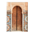 Axyaa Moroccan Arabesque Canvas Poster - Islamic Wall Art Decor for Living Room