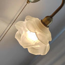 Axyaa Vintage Loft LED Wall Sconce Pink Glass Stair Light Fixtures
