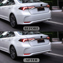Axyaa LED Rear Bumper Lights for Toyota Corolla Altis 2019-2022 - Dynamic Turn Signal