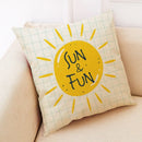 Axyaa Summer Linen Pillowcase for Home and Office Decoration