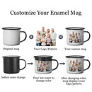 Axyaa Enamel Color-Changing Mug: Customizable & Heat-Sensitive Mug for Coffee, Tea, or Beer