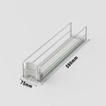 Axyaa Beverage Spring Pusher Glide Fridge Organizer Drink Dispenser Refrigerator Shelf