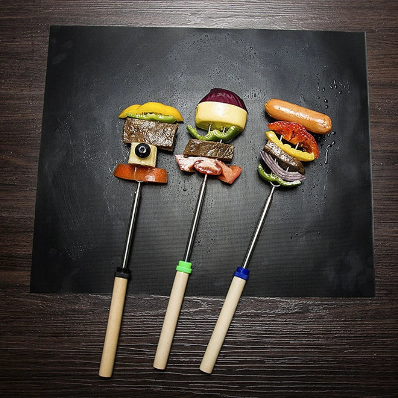 Axya Outdoor BBQ Mat & Basting Brush Set