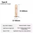 Axyaa Marble Bedside Wall Lamp LED Indoor Lighting Fixture