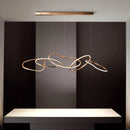 Axyaa Modern Ring LED Pendant Chandelier for Living Room, Dining Room, Bedroom, Kitchen