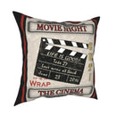 Axyaa Vintage Cinema Ticket Pillowcase 45x45cm