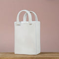 Modern Vase for Home Decor | Axyaa Handbag Shape Vase | White Table Decoration