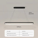 Axyaa Modern Line LED Pendant Light Black White Living Dining Bedroom Decor