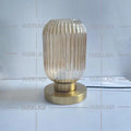 Axyaa Glass Table Lamp for Bedroom Study & Living Room Decor