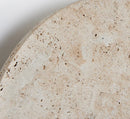 Axyaa Round Natural Stone Wall Lamp: Vintage Art Interior Lights for Bedroom