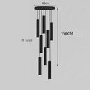 Axyaa Modern LED Pendant Staircase Chandeliers for Living Room